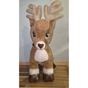 BAB Build A Bear Reindeer Holiday Christmas Prancer Stuffed Animal Plush Rudolph